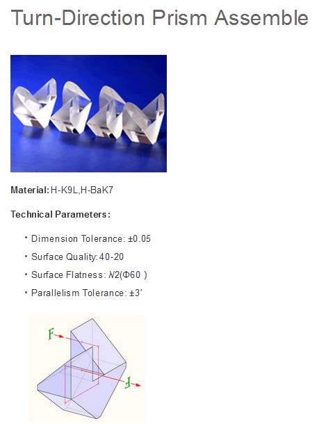cementing of inverting prism
