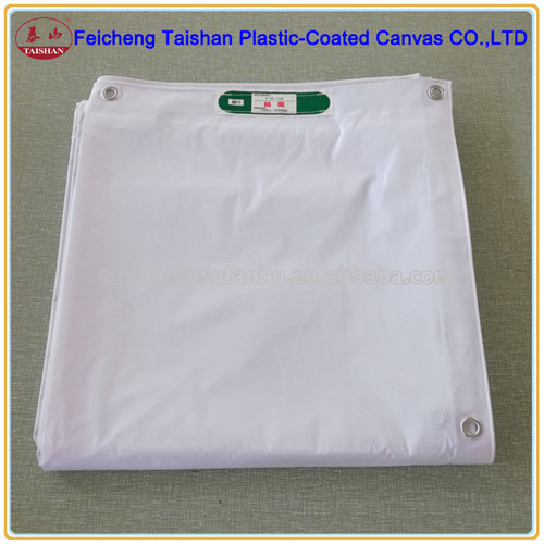 White Flame Retardant PVC Tarpaulin Shelter