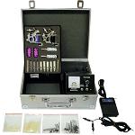 FREE SHIPPING + HOT! ! TATTOO KIT= 2 GUNS MACHINE + 4TUBES WITH 4 GRIPS +50NEEDLES