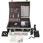 FREE SHIPPING+HOT! !TATTOO KIT 1 GUN MACHINE 3 TUBES with 3 GRIPS 50 needles and ink