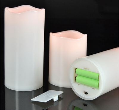 LED Flameless Outdoor Candle Set Votive