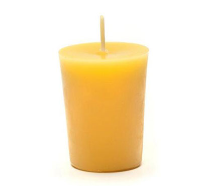 Homemade Natural Beeswax Votive Candles