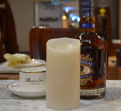 Wave Top Flameless Moving Flame Led Candles
