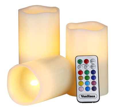 Color Changing Flameless Led Candles Set
