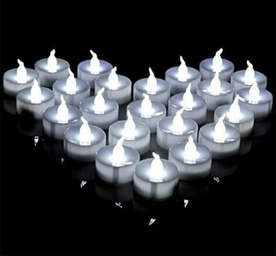 Battery Operated Flickering Warm White Flame