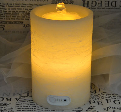 Flat Top Flameless LED Candle Fountain