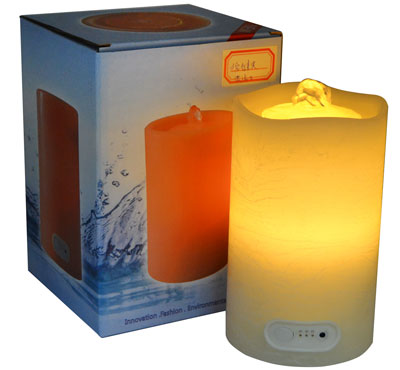 Wave Top Flameless Candle Fountain With