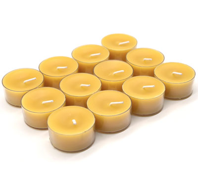 Wholesale Organic Beeswax Tealight Candles