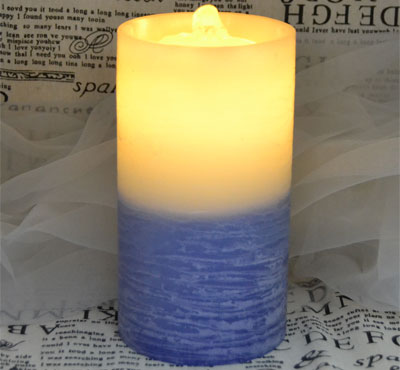 Gradient Color Flameless LED Candle Fountain