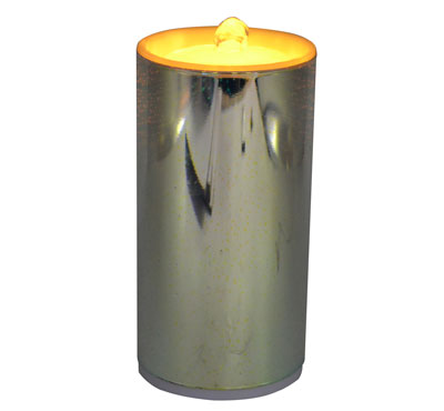 Rechargeable 3D Glass Fireworks Flameless Candle