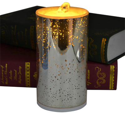 Rechargeable 3D Glass Spot Flameless Candle