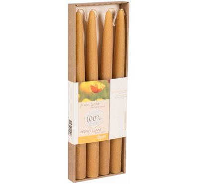 Wholesale Hand Dipped Beeswax Taper Candles