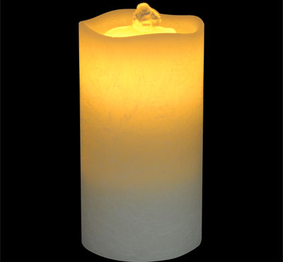 Lithium Battery Wave Top Flameless Candle