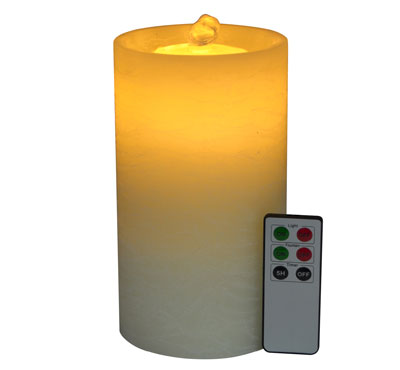 Rechargeable Flat Top Flameless Candle Fountain