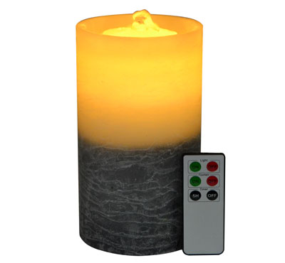 Gradient Color Flameless Candle Fountain With