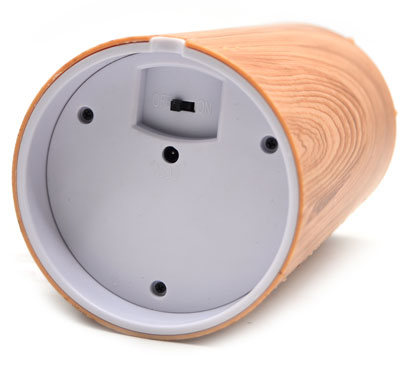 Plastic Imitation Wooden Flameless Candle Fountain