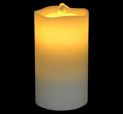 Rechargeable Wave Top Flameless LED Candle