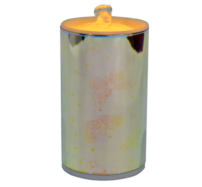 Rechargeable 3D Glass Butterfly Flameless LED