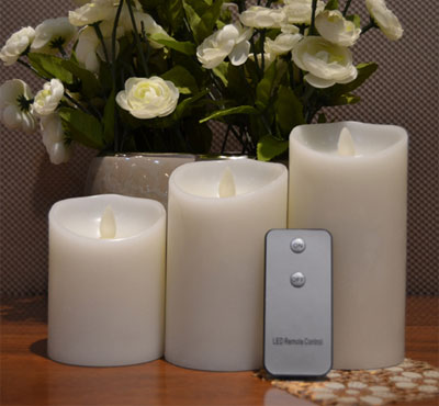 Wave Top Flameless Moving Flame Led