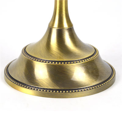 Antique Candlestick Holder In Gold