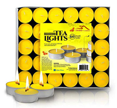 Bulk Citronella Scented Tealight Candles