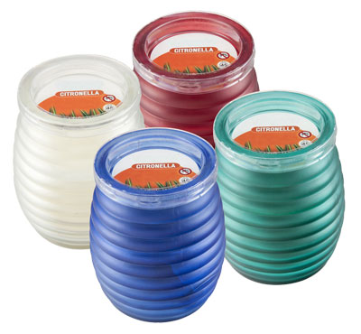 Mason Glass Jar Citronella Candles