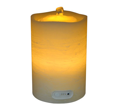 Wave Top Flameless LED Candle Fountain