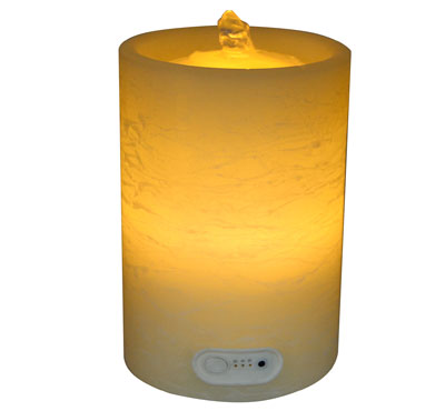 Flat Top Flameless LED Candle Fountain