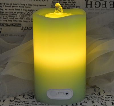 Wave Top Flameless Candle Fountain With