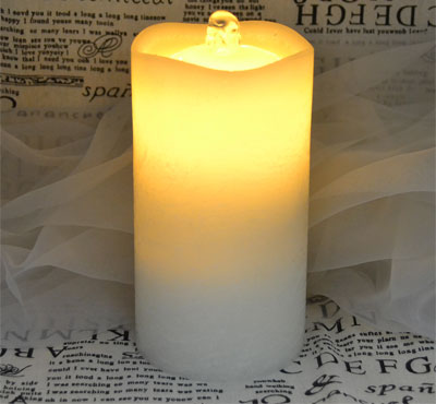 Lithium Battery Wave Top Flameless Candle