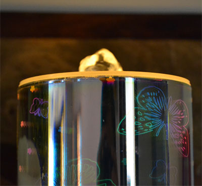 Rechargeable 3D Glass Butterfly Flameless LED