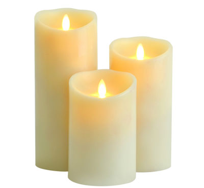 Flameless Moving Wick Candle With Timer For Wedding Christmas Event Hotel Decoration