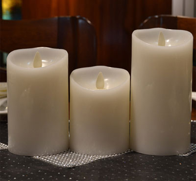 Wave Top Flameless Moving Flame Led