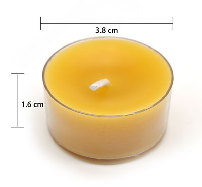 Wholesale Organic Beeswax Tealight Candles