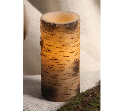 Remote Ready Amazing Flameless Candle Birch