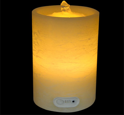 Flat Top Flameless LED Candle Fountain