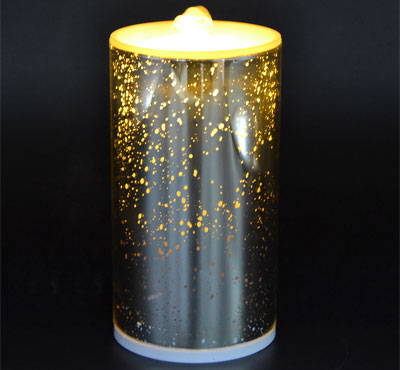 Rechargeable 3D Glass Spot Flameless Candle