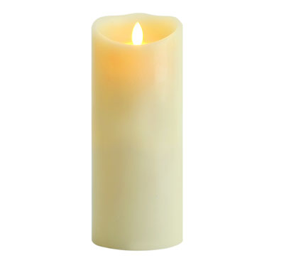 Flameless Moving Wick Candle With Timer