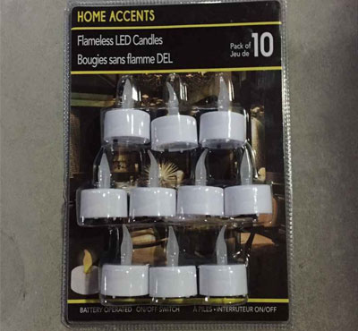 Battery Operated Flickering Warm White Flame