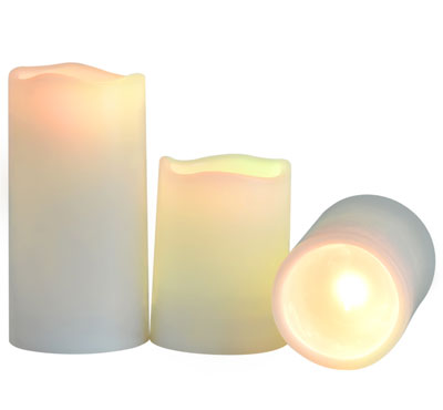 LED Flameless Outdoor Candle Set Votive