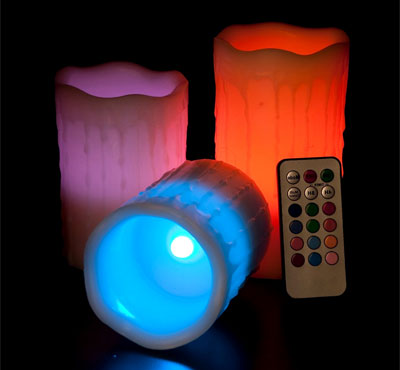 Color Changing Flameless Led Candles Set