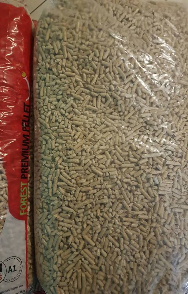 Spruce Fir Pine White Pellets With