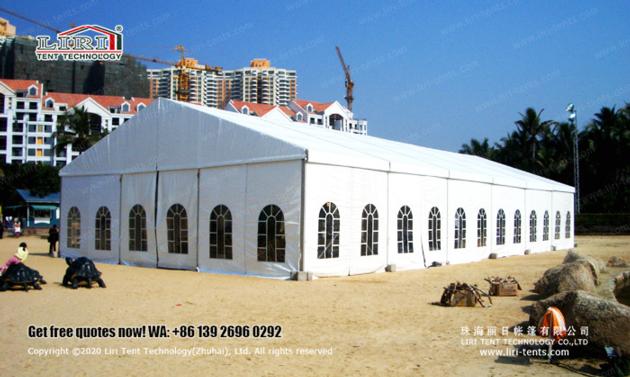 15x30m Event Tent with Clear PVC Windows