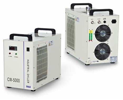 S&A CW-5000DIS chiller for cooling Coherent laser