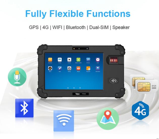 TPS450 Android Biometric Tablet for Protable ID verification