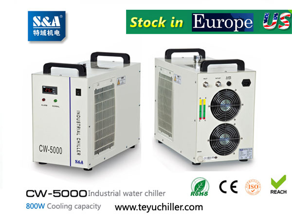 S&A industrial water chiller CW-5000 manufacturer for co2 laser