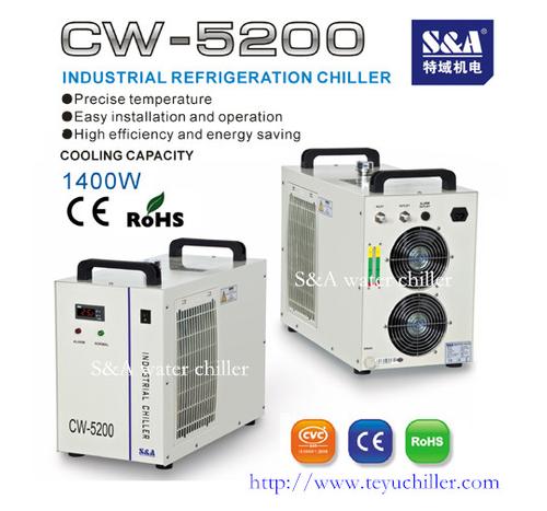 S&A CW-5200 cooling chiller for laser systems