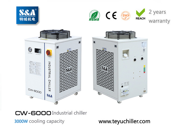 S&A industrial chiller CW-6000 for cooling vacum system