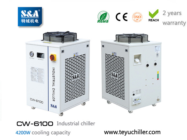 S&A industrial compressor refrigeration chiller CW-6100 factory