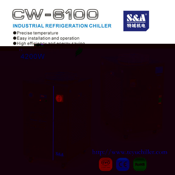 air cooled water chiller unit S&A brand CW-6100